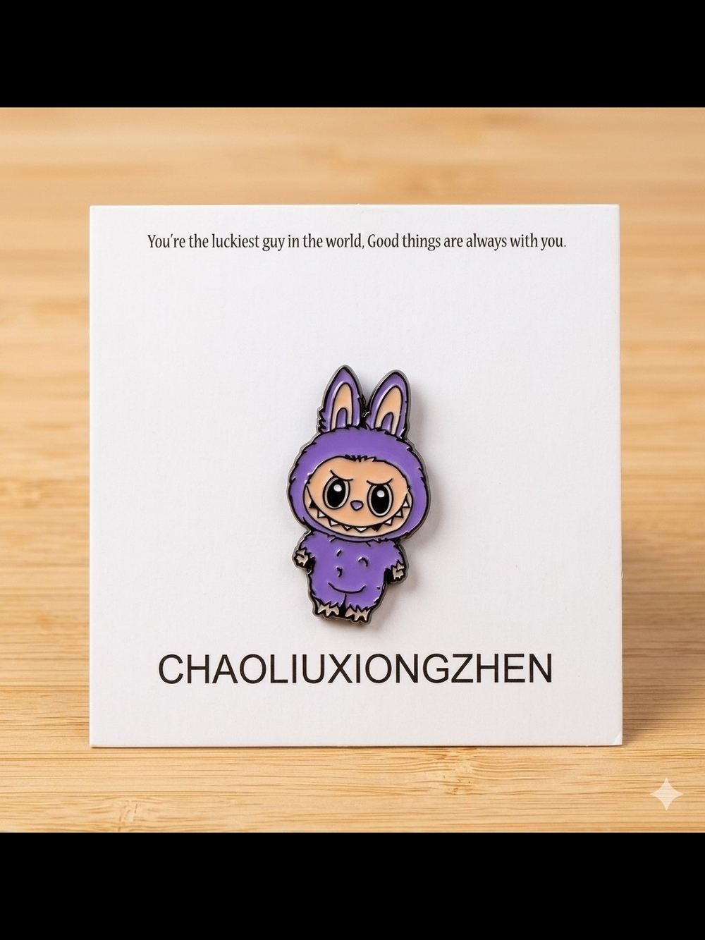 Purple Labubu Enamel Pin (Bundle Pricing Available) - Picture 2 of 5